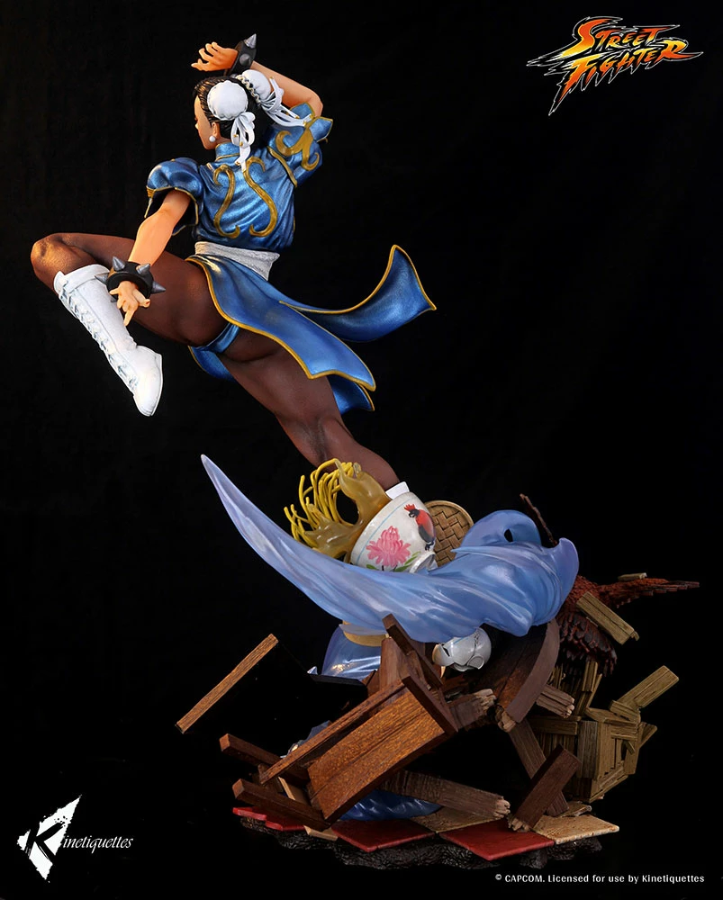 Maybang's Collectibles Kinetiquettes Street Fighter Chun Li - The Strongest Woman In The World Diorama Statue 6 Maybang's Collectibles Kinetiquettes Street Fighter Chun Li - The Strongest Woman In The World Diorama Statue