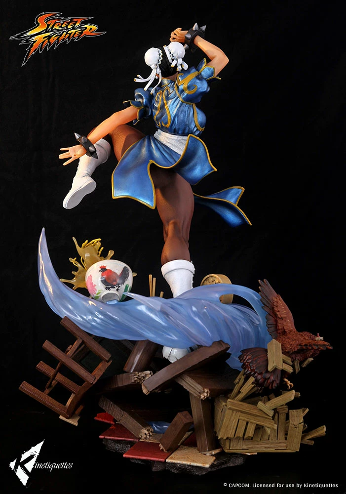 Maybang's Collectibles Kinetiquettes Street Fighter Chun Li - The Strongest Woman In The World Diorama Statue 7 Maybang's Collectibles Kinetiquettes Street Fighter Chun Li - The Strongest Woman In The World Diorama Statue
