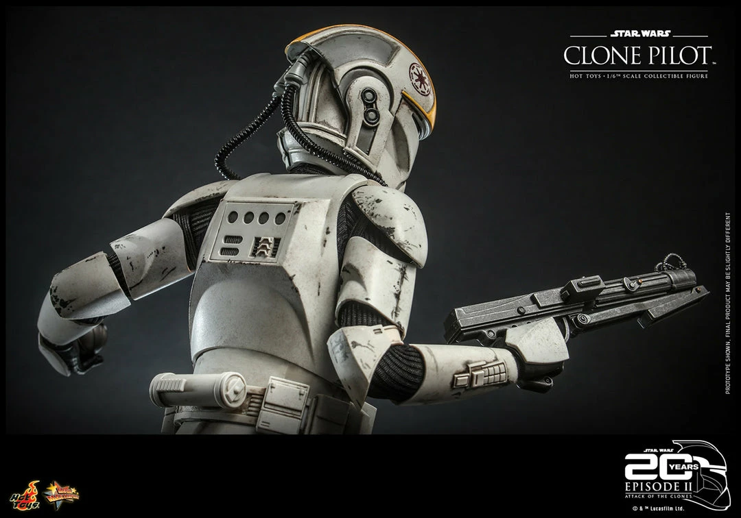 Maybang's Collectibles Hot Toys Star Wars Episode II Attack Of The Clones Clone Pilot 1/6 Scale 12" Collectible Figure 15 Maybang's Collectibles Hot Toys Star Wars Episode II Attack Of The Clones Clone Pilot 1/6 Scale 12" Collectible Figure