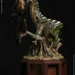 Maybang's Collectibles Damtoys Museum Collection Series MUS008A Coelophysis - Green Statue