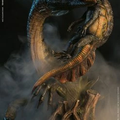 Maybang's Collectibles Damtoys Museum Collection Series MUS008A Coelophysis - Green Statue