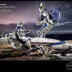 Maybang's Collectibles Hot Toys Star Wars: The Clone Wars Clone Commander Appo And BARC Speeder