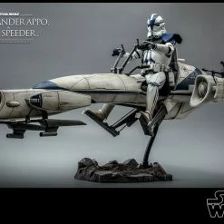 Maybang's Collectibles Hot Toys Star Wars: The Clone Wars Clone Commander Appo And BARC Speeder