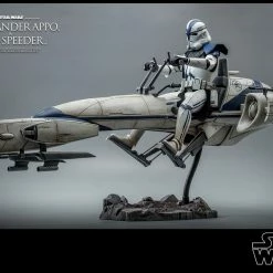 Maybang's Collectibles Hot Toys Star Wars: The Clone Wars Clone Commander Appo And BARC Speeder