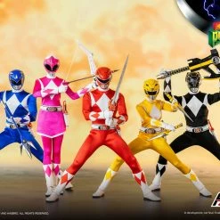 Maybang's Collectibles Threezero Mighty Morphin Power Rangers Core Rangers + Green Ranger Six Pack 1/6 Scalre 12" Collectible Figure Set