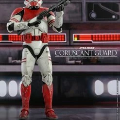 Maybang's Collectibles Hot Toys Star Wars The Clone Wars Coruscant Guard Clone Trooper 1/6 Scale 12" Collectible Figure