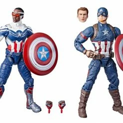 Maybang's Collectibles Hasbro The Falcon And The Winter Soldier & Avengers Endgame Marvel Legends Tag Team Captain America Two-Pack Action Figures Set 21 Maybang's Collectibles Hasbro The Falcon And The Winter Soldier & Avengers Endgame Marvel Legends Tag Team Captain America Two-Pack Action Figures Set