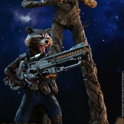 Vendor-unknown Hot Toys Marvel Avengers Infinity War Groot & Rocket 1/6 Scale Figure Set