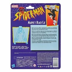 Maybang's Collectibles Hasbro Marvel Legends Spider-Man Retro Collection Black Cat 6-Inch Action Figure 5 Maybang's Collectibles Hasbro Marvel Legends Spider-Man Retro Collection Black Cat 6-Inch Action Figure