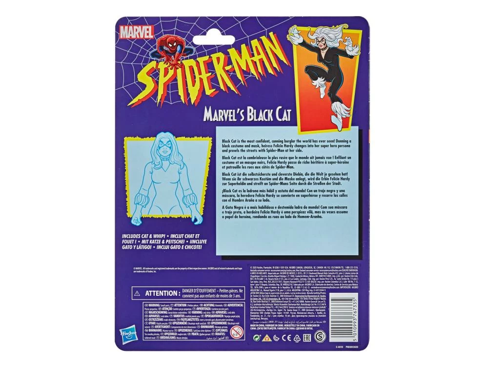 Maybang's Collectibles Hasbro Marvel Legends Spider-Man Retro Collection Black Cat 6-Inch Action Figure 3 Maybang's Collectibles Hasbro Marvel Legends Spider-Man Retro Collection Black Cat 6-Inch Action Figure