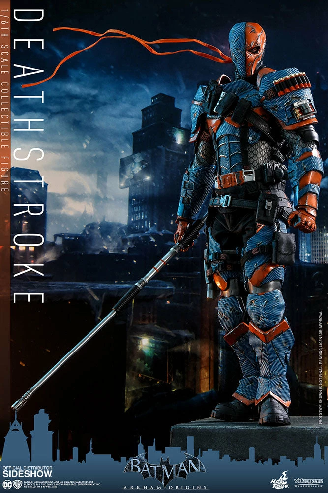 Maybang's Collectibles Hot Toys DC Comics Batman Arkham Origins Deathstroke 1/6 Scale Figure 1 Maybang's Collectibles Hot Toys DC Comics Batman Arkham Origins Deathstroke 1/6 Scale Figure