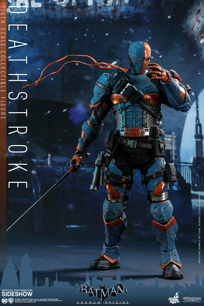 Maybang's Collectibles Hot Toys DC Comics Batman Arkham Origins Deathstroke 1/6 Scale Figure 3 Maybang's Collectibles Hot Toys DC Comics Batman Arkham Origins Deathstroke 1/6 Scale Figure