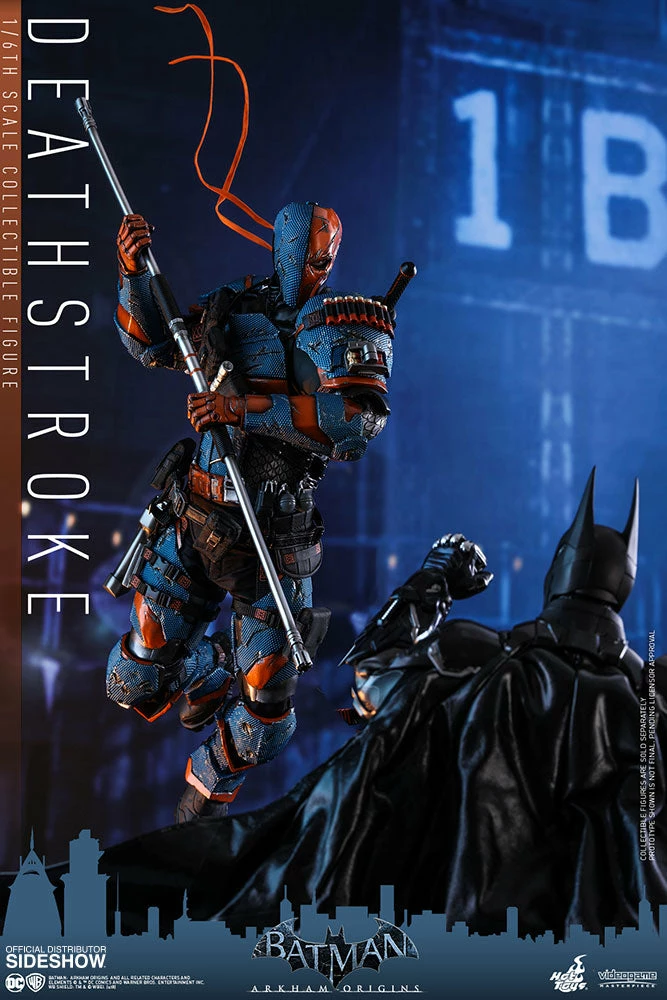 Maybang's Collectibles Hot Toys DC Comics Batman Arkham Origins Deathstroke 1/6 Scale Figure 5 Maybang's Collectibles Hot Toys DC Comics Batman Arkham Origins Deathstroke 1/6 Scale Figure
