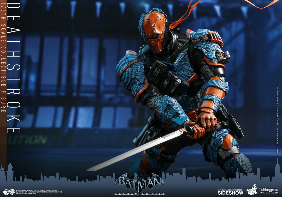 Maybang's Collectibles Hot Toys DC Comics Batman Arkham Origins Deathstroke 1/6 Scale Figure 19 Maybang's Collectibles Hot Toys DC Comics Batman Arkham Origins Deathstroke 1/6 Scale Figure
