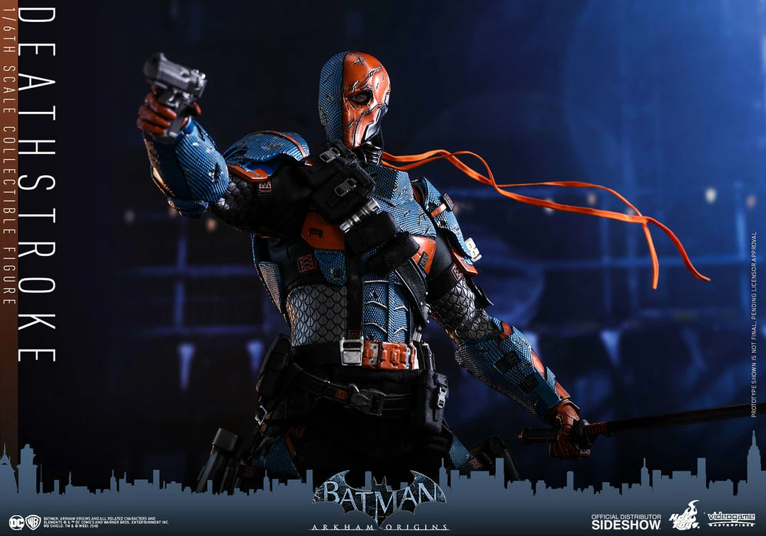 Maybang's Collectibles Hot Toys DC Comics Batman Arkham Origins Deathstroke 1/6 Scale Figure 20 Maybang's Collectibles Hot Toys DC Comics Batman Arkham Origins Deathstroke 1/6 Scale Figure