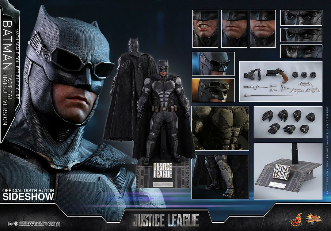 Vendor-unknown Hot Toys DC Comics Justice League Batman (Tactical Batsuit Version) 1/6 Scale 12" Figure 24 Vendor-unknown Hot Toys DC Comics Justice League Batman (Tactical Batsuit Version) 1/6 Scale 12" Figure