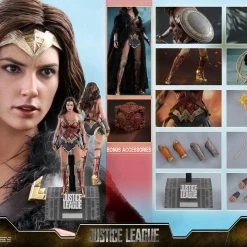 Vendor-unknown Hot Toys Justice League Wonder Woman (Deluxe Version) 1/6 Scale Figure