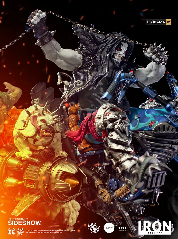 Maybang's Collectibles Iron Studios DC Comics Lobo By Ivan Reis Sixth Scale Diorama Statue 17 Maybang's Collectibles Iron Studios DC Comics Lobo By Ivan Reis Sixth Scale Diorama Statue