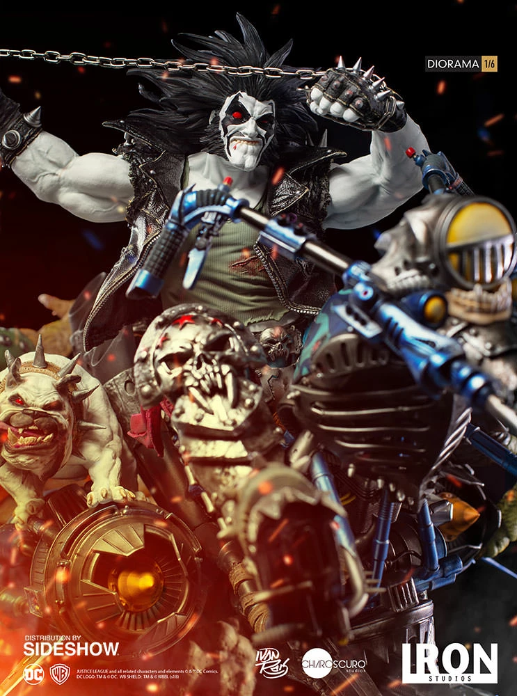 Maybang's Collectibles Iron Studios DC Comics Lobo By Ivan Reis Sixth Scale Diorama Statue 18 Maybang's Collectibles Iron Studios DC Comics Lobo By Ivan Reis Sixth Scale Diorama Statue