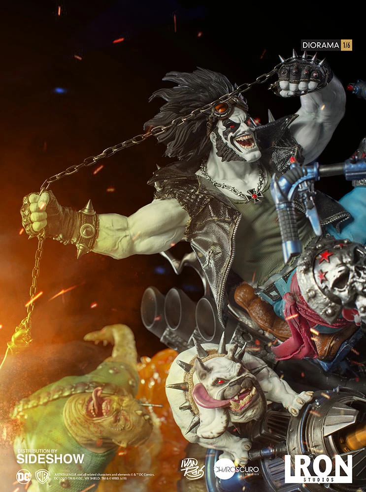 Maybang's Collectibles Iron Studios DC Comics Lobo By Ivan Reis Sixth Scale Diorama Statue 20 Maybang's Collectibles Iron Studios DC Comics Lobo By Ivan Reis Sixth Scale Diorama Statue