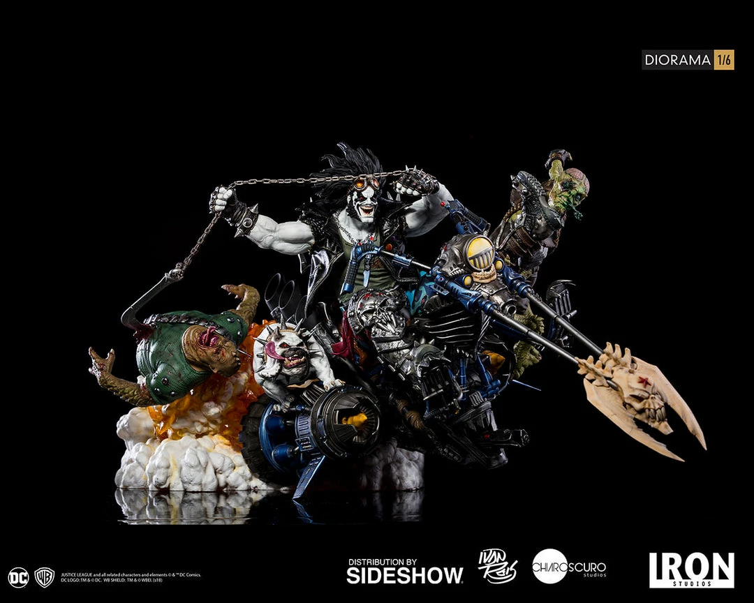 Maybang's Collectibles Iron Studios DC Comics Lobo By Ivan Reis Sixth Scale Diorama Statue 21 Maybang's Collectibles Iron Studios DC Comics Lobo By Ivan Reis Sixth Scale Diorama Statue