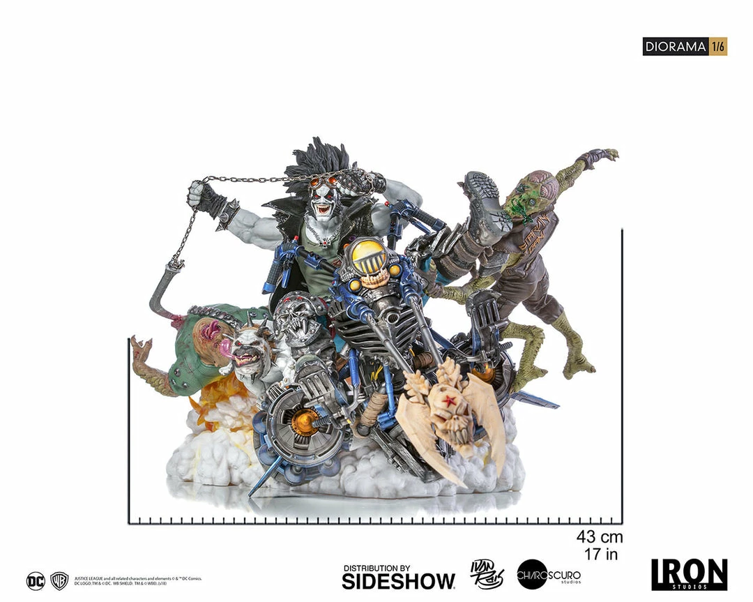 Maybang's Collectibles Iron Studios DC Comics Lobo By Ivan Reis Sixth Scale Diorama Statue 23 Maybang's Collectibles Iron Studios DC Comics Lobo By Ivan Reis Sixth Scale Diorama Statue
