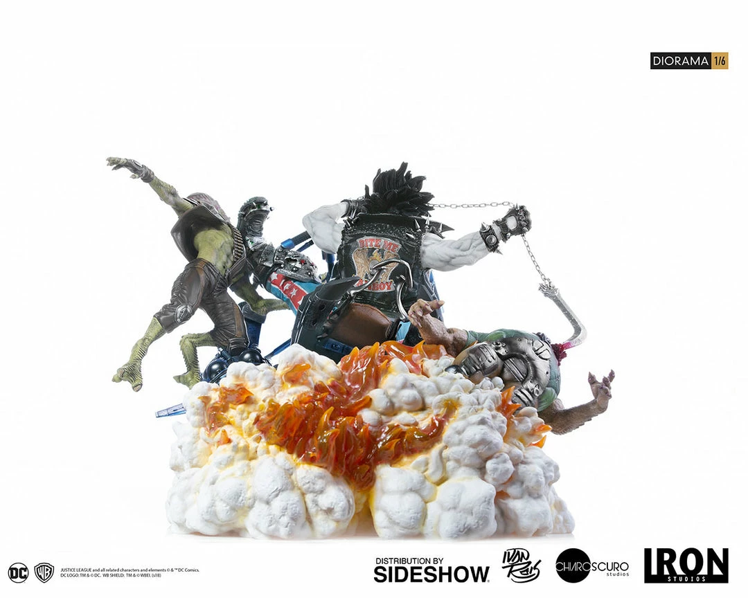 Maybang's Collectibles Iron Studios DC Comics Lobo By Ivan Reis Sixth Scale Diorama Statue 26 Maybang's Collectibles Iron Studios DC Comics Lobo By Ivan Reis Sixth Scale Diorama Statue