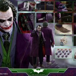 Vendor-unknown Hot Toys DC Comics The Dark Knight The Joker 1/4 Quarter Scale Figure
