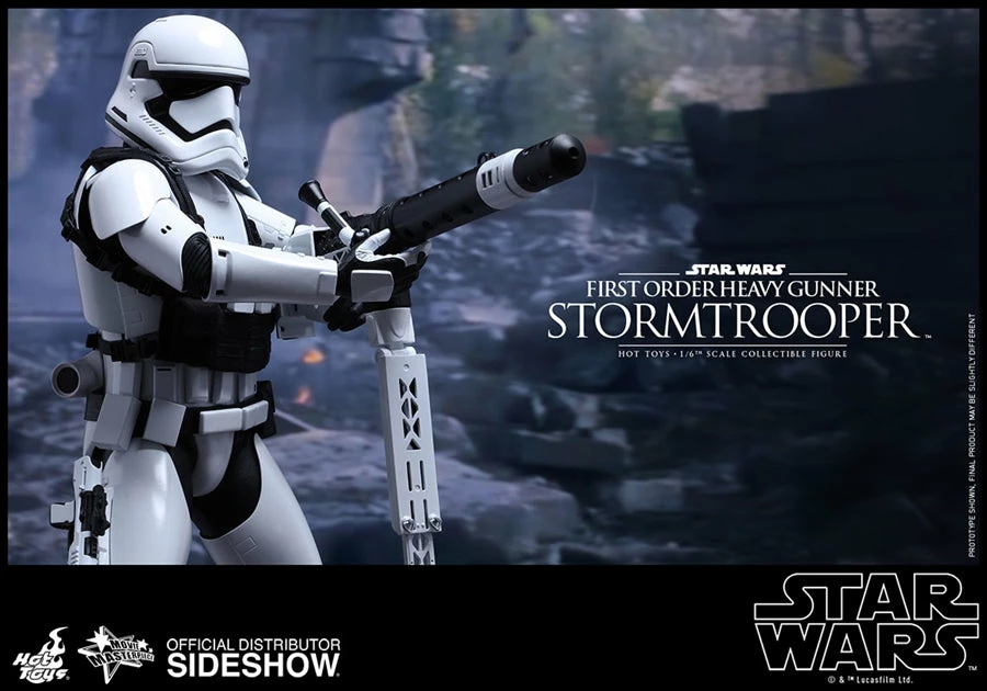 Vendor-unknown Hot Toys Star Wars Episode VII The Force Awakens First Order Heavy Gunner Stormtrooper 1/6 Scale 12" Figure 9 Vendor-unknown Hot Toys Star Wars Episode VII The Force Awakens First Order Heavy Gunner Stormtrooper 1/6 Scale 12" Figure
