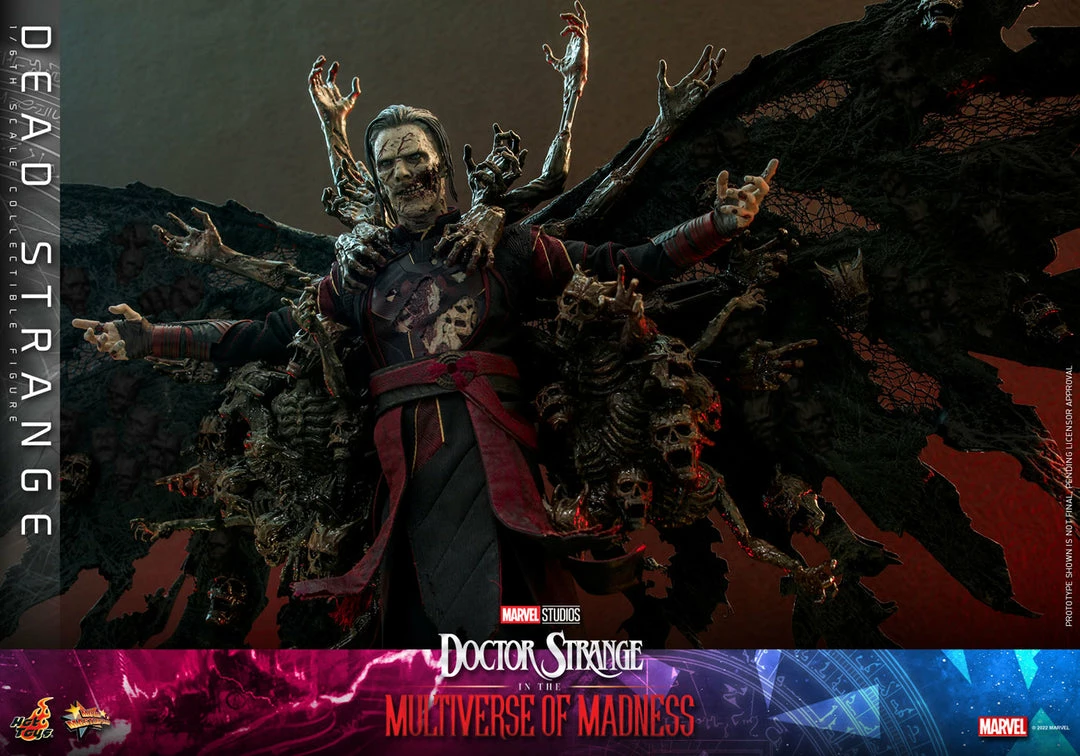 Maybang's Collectibles Hot Toys Marvel Doctor Strange In The Multiverse Of Madness Dead Strange 1/6 Scale 12" Collectible Figure 6 Maybang's Collectibles Hot Toys Marvel Doctor Strange In The Multiverse Of Madness Dead Strange 1/6 Scale 12" Collectible Figure
