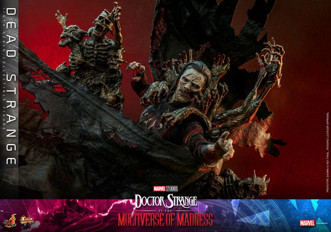 Maybang's Collectibles Hot Toys Marvel Doctor Strange In The Multiverse Of Madness Dead Strange 1/6 Scale 12" Collectible Figure 7 Maybang's Collectibles Hot Toys Marvel Doctor Strange In The Multiverse Of Madness Dead Strange 1/6 Scale 12" Collectible Figure