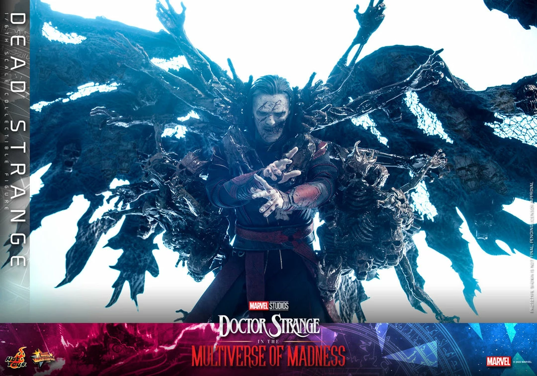Maybang's Collectibles Hot Toys Marvel Doctor Strange In The Multiverse Of Madness Dead Strange 1/6 Scale 12" Collectible Figure 12 Maybang's Collectibles Hot Toys Marvel Doctor Strange In The Multiverse Of Madness Dead Strange 1/6 Scale 12" Collectible Figure
