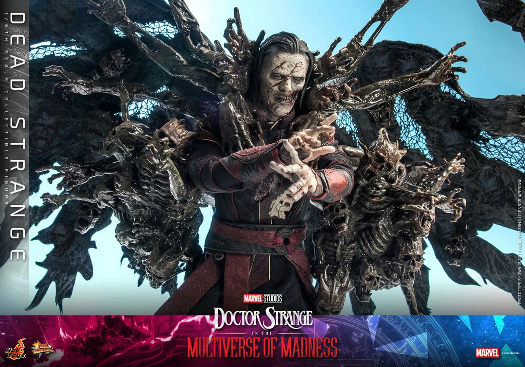 Maybang's Collectibles Hot Toys Marvel Doctor Strange In The Multiverse Of Madness Dead Strange 1/6 Scale 12" Collectible Figure 14 Maybang's Collectibles Hot Toys Marvel Doctor Strange In The Multiverse Of Madness Dead Strange 1/6 Scale 12" Collectible Figure