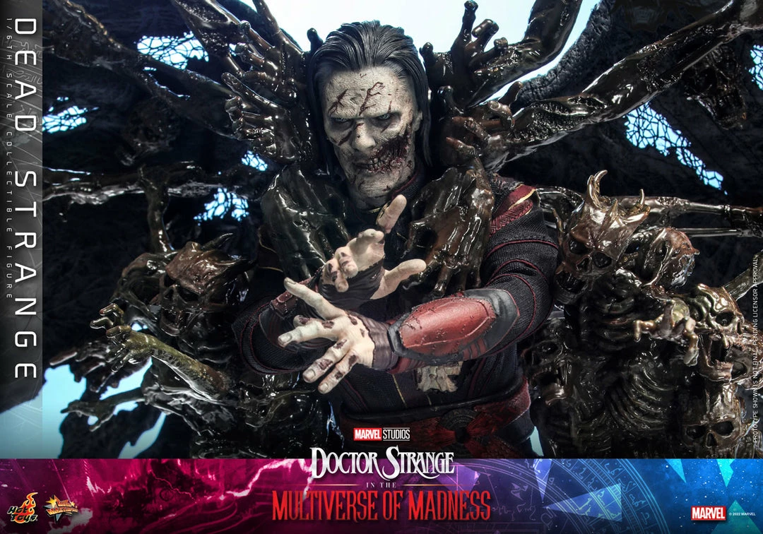 Maybang's Collectibles Hot Toys Marvel Doctor Strange In The Multiverse Of Madness Dead Strange 1/6 Scale 12" Collectible Figure 15 Maybang's Collectibles Hot Toys Marvel Doctor Strange In The Multiverse Of Madness Dead Strange 1/6 Scale 12" Collectible Figure