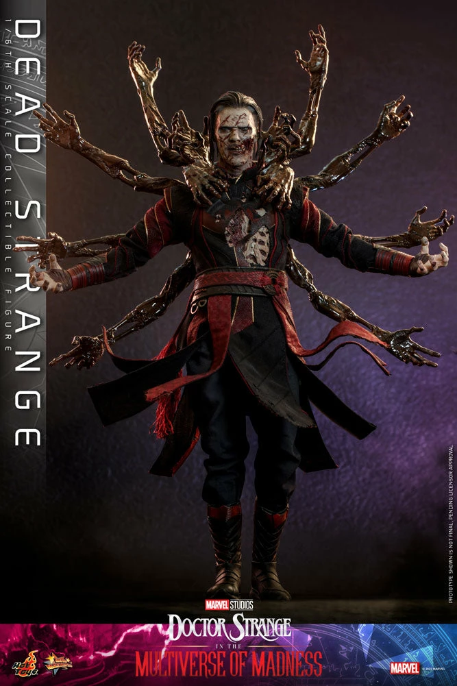 Maybang's Collectibles Hot Toys Marvel Doctor Strange In The Multiverse Of Madness Dead Strange 1/6 Scale 12" Collectible Figure 16 Maybang's Collectibles Hot Toys Marvel Doctor Strange In The Multiverse Of Madness Dead Strange 1/6 Scale 12" Collectible Figure