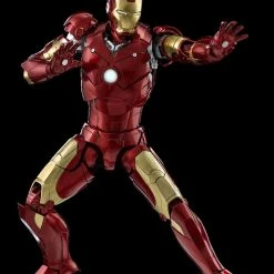 Maybang's Collectibles Threezero Marvel Infinity Saga Iron Man Iron Man Mark III DLX 1/12 Scale Die-Cast Action Figure 24 Maybang's Collectibles Threezero Marvel Infinity Saga Iron Man Iron Man Mark III DLX 1/12 Scale Die-Cast Action Figure