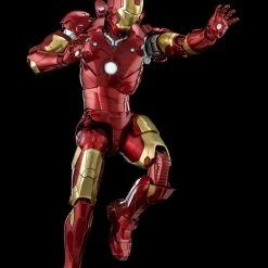 Maybang's Collectibles Threezero Marvel Infinity Saga Iron Man Iron Man Mark III DLX 1/12 Scale Die-Cast Action Figure 26 Maybang's Collectibles Threezero Marvel Infinity Saga Iron Man Iron Man Mark III DLX 1/12 Scale Die-Cast Action Figure