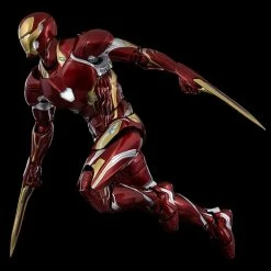 Maybang's Collectibles Disney Threezero Marvel Infinity Saga Avengers: Infinity War Iron Man Mark 50 DLX 1/12 Scale Die-Cast Action Figure
