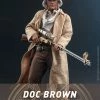 Maybang's Collectibles Hot Toys Back To The Future Part III Doc Brown 1/6 Scale 12" Collectible Figure