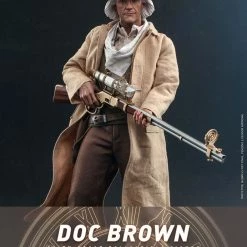 Maybang's Collectibles Hot Toys Back To The Future Part III Doc Brown 1/6 Scale 12" Collectible Figure