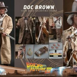 Maybang's Collectibles Hot Toys Back To The Future Part III Doc Brown 1/6 Scale 12