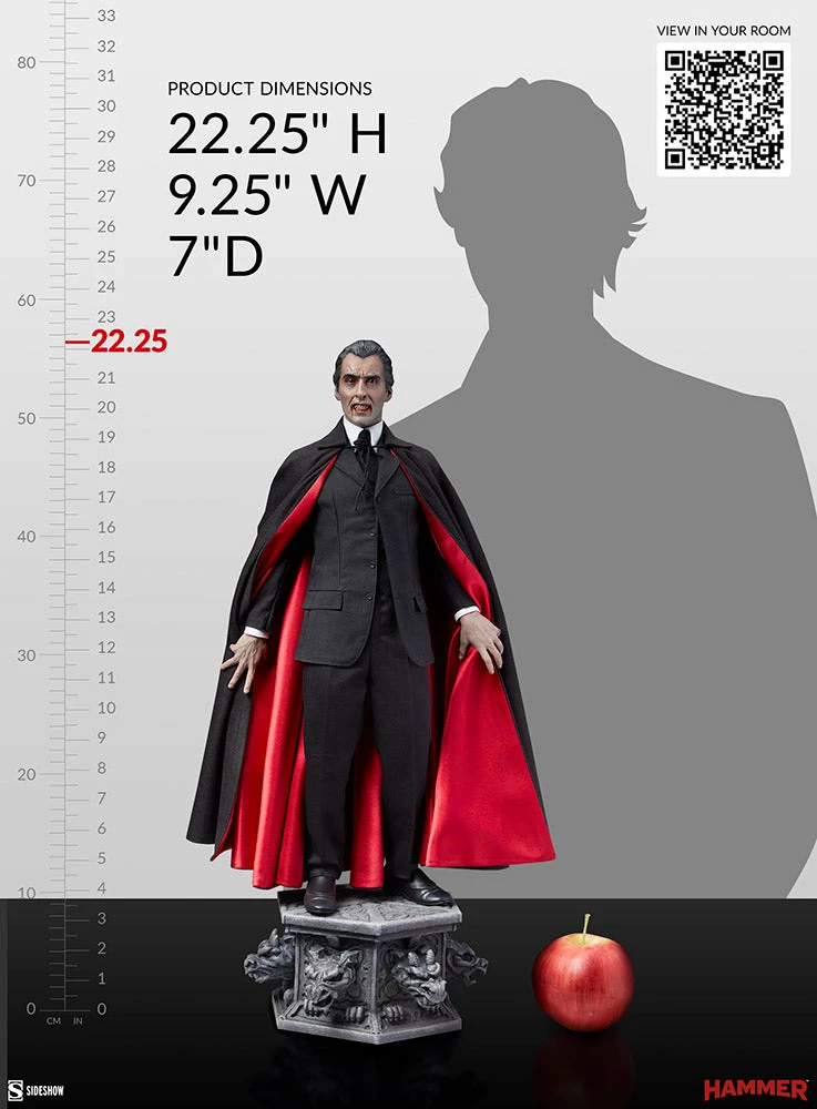 Maybang's Collectibles Sideshow Collectibles Sideshow Dracula (1958) Hammer Horror Classics Count Dracula Premium Format Figure Statue 5 Maybang's Collectibles Sideshow Collectibles Sideshow Dracula (1958) Hammer Horror Classics Count Dracula Premium Format Figure Statue