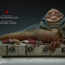 Vendor-unknown Sideshow Collectibles Sideshow Star Wars Jabba The Hutt And Throne Deluxe 1/6 Scale Figure