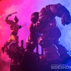 Vendor-unknown Iron Studios Marvel Comics X-Men Wolverine Vs Juggernaut 1/6 Scale Battle Diorama Statue