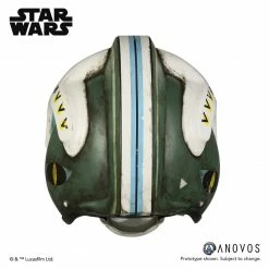 Vendor-unknown ANOVOS ROGUE ONE: A STAR WARS STORY General Merrick Blue Squadron X-Wing Helmet Accessory Prop Replica Helmet