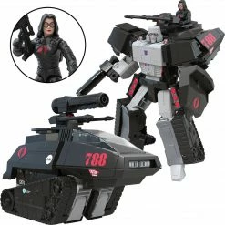 Maybang's Collectibles Hasbro Transformers Collaborative G.I. Joe Mash-Up Megatron H.I.S.S. Tank With Cobra Baroness Figure