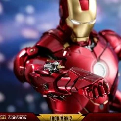 Vendor-unknown Hot Toys Marvel Iron Man 2 Iron Man Mark IV Diecast Figure With Suit-up Gantry 1/6 Scale Figure Set