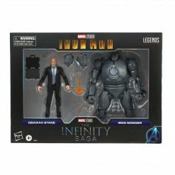 Maybang's Collectibles Hasbro Marvel Legends Infinity Saga Iron Man Iron Monger & Obadiah Stane Action Figures Set