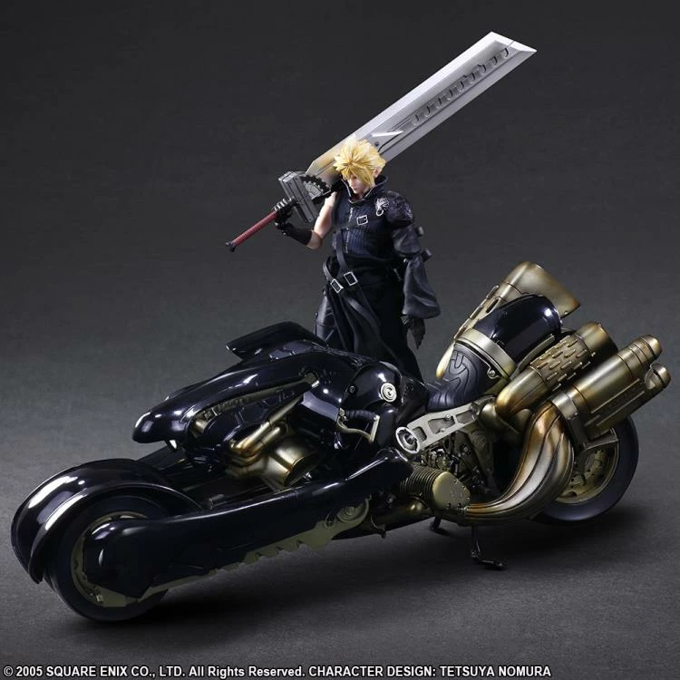 Maybang's Collectibles Square Enix Final Fantasy VII Advent Children Play Arts Kai Cloud Strife & Fenrir Bike Action Figure Set 2 Maybang's Collectibles Square Enix Final Fantasy VII Advent Children Play Arts Kai Cloud Strife & Fenrir Bike Action Figure Set