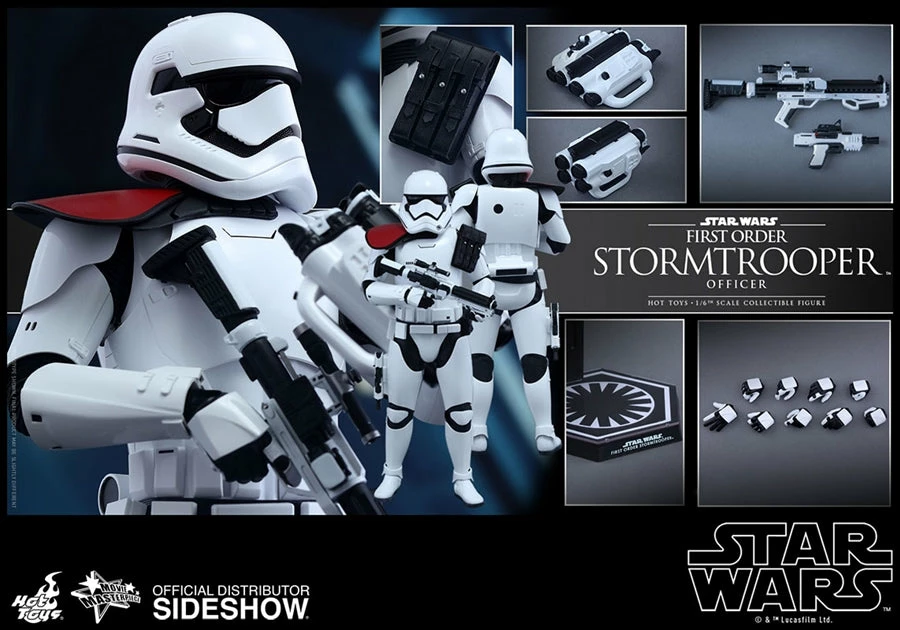 Vendor-unknown Hot Toys Star Wars Episode VII The Force Awakens First Order Stormtrooper Officer 1/6 Scale 12" Figure 11 Vendor-unknown Hot Toys Star Wars Episode VII The Force Awakens First Order Stormtrooper Officer 1/6 Scale 12" Figure
